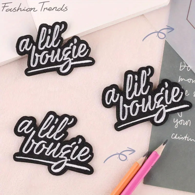 A Lil' Bougie Embroidered Patch For Trucker Hats & More