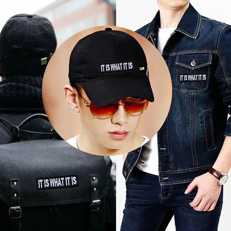 It Is What It Is Embroidered Patch For Trucker Hats & More