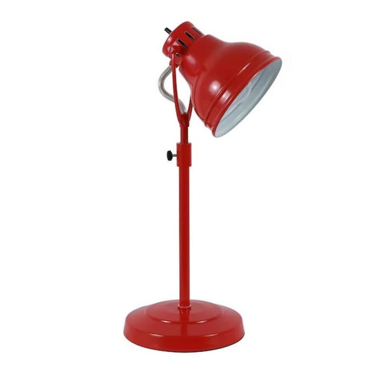 Decor Therapy Red Table Lamp