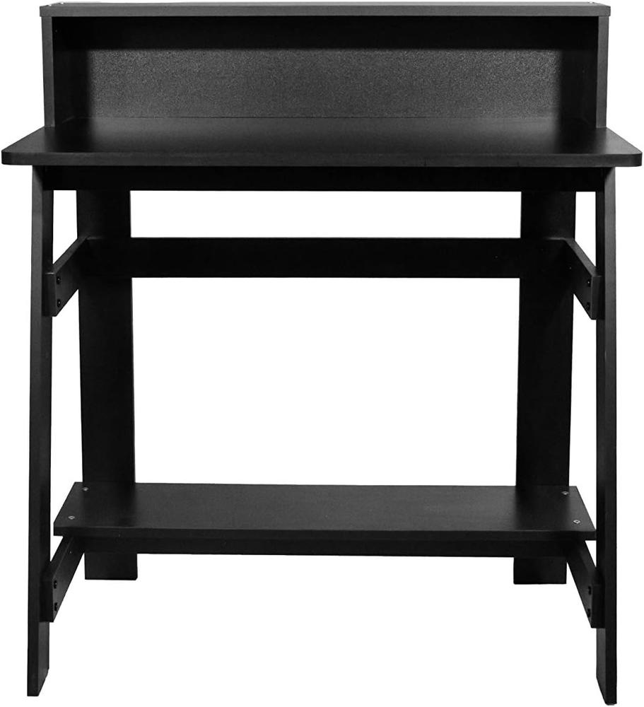 OneSpace Lennox Black Hutch Computer Desk