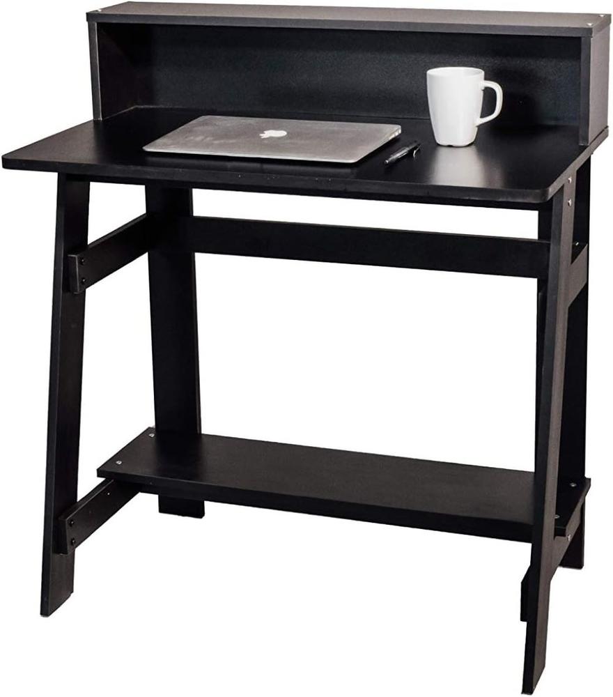 OneSpace Lennox Black Hutch Computer Desk