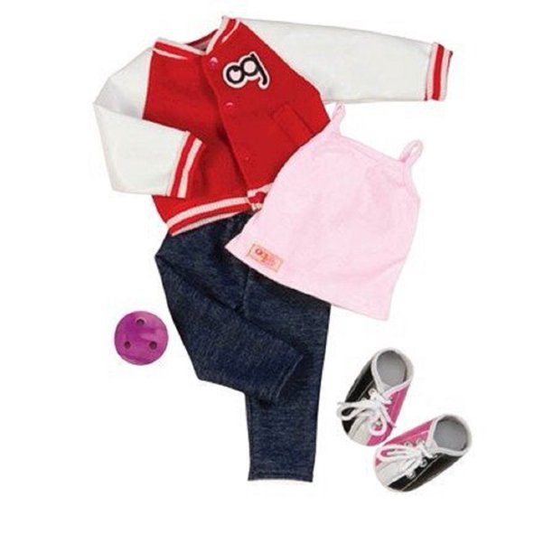 Our Generation Retro Deluxe Gotta Bowl Outfit