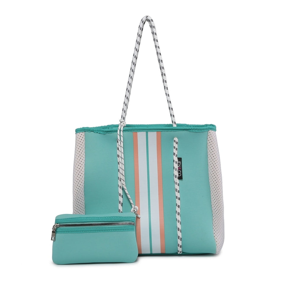 Neoprene Tote Collection Rope Bag With Pouch