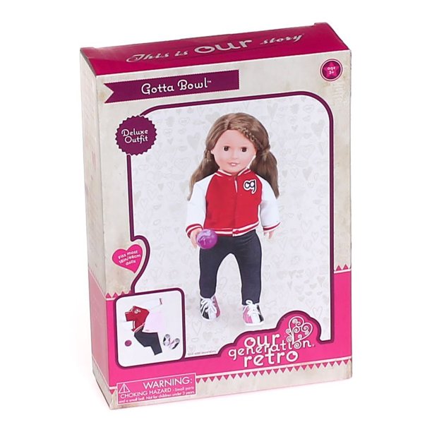 Our Generation Retro Deluxe Gotta Bowl Outfit