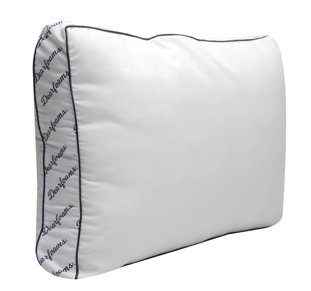Dearfoam 3" Gusset Standard/Queen Size Bed Pillow