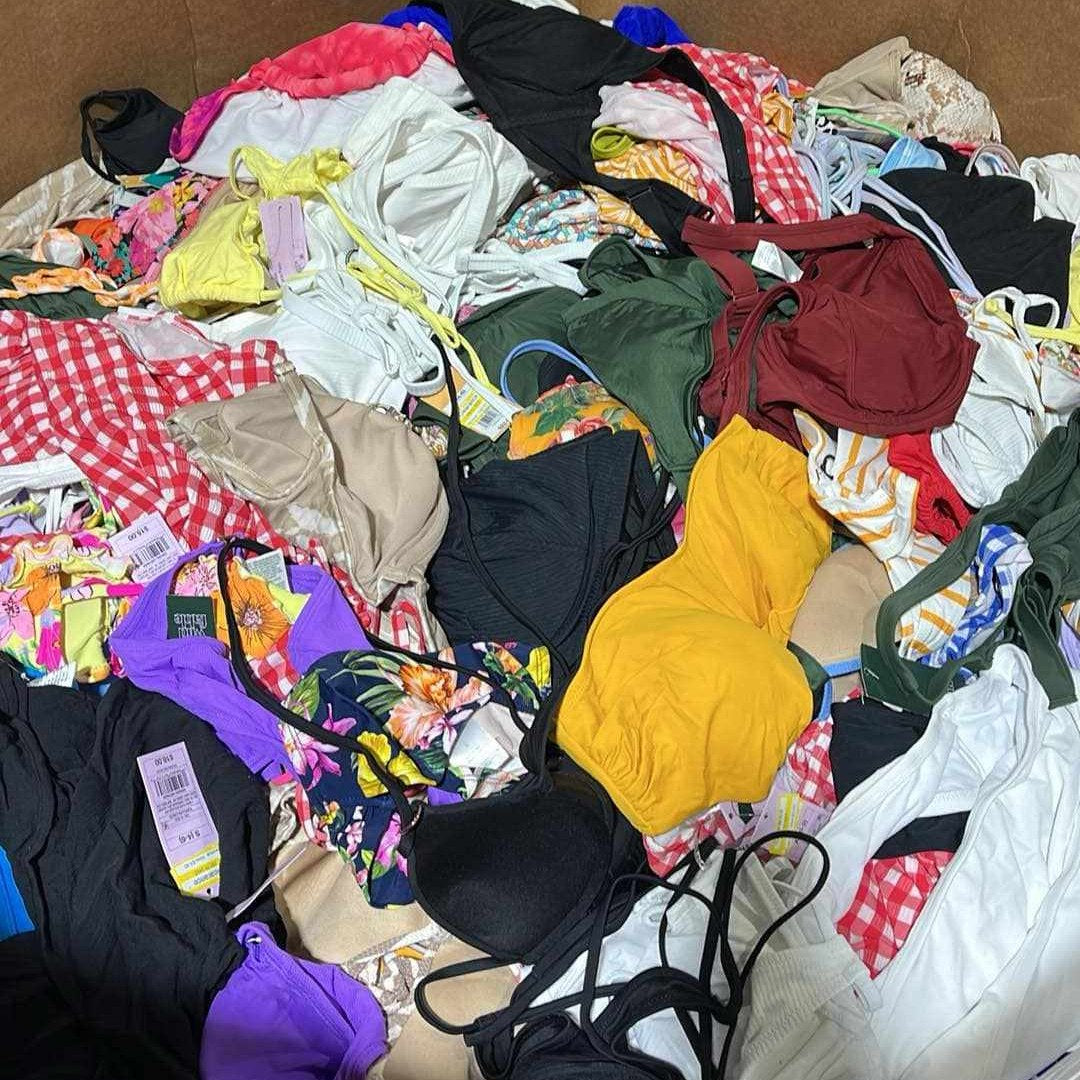 Lot of 50 NWT Women's Swimsuits and Swimwear Liquidation Reseller Bundle