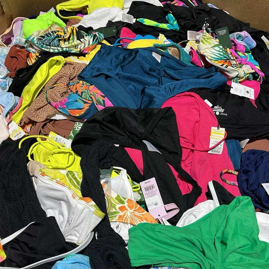 Lot of 50 NWT Women's Swimsuits and Swimwear Liquidation