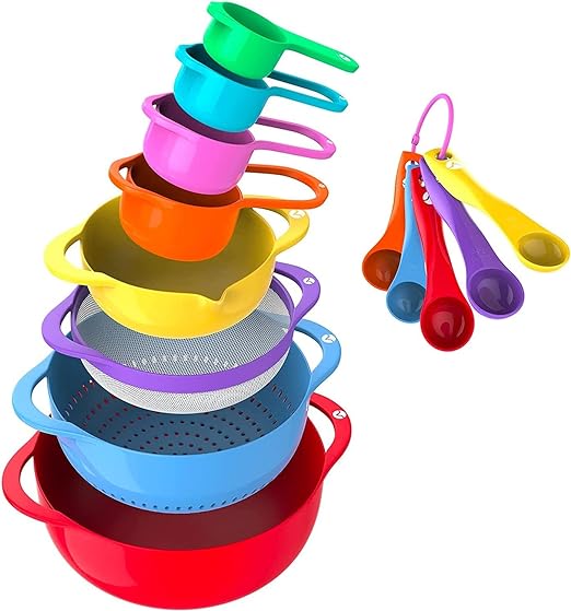 Vremi 13-Piece Kitchen Nesting Measuring Set
