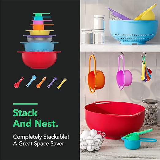 Vremi 13-Piece Kitchen Nesting Measuring Set