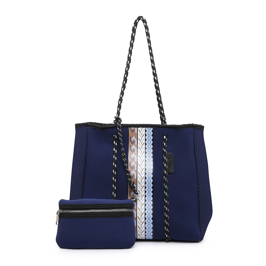 Neoprene Tote Collection Rope Bag With Pouch
