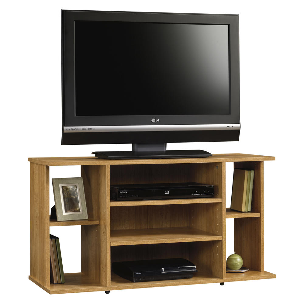 Sauder Beginnings Highland Oak TV Stand