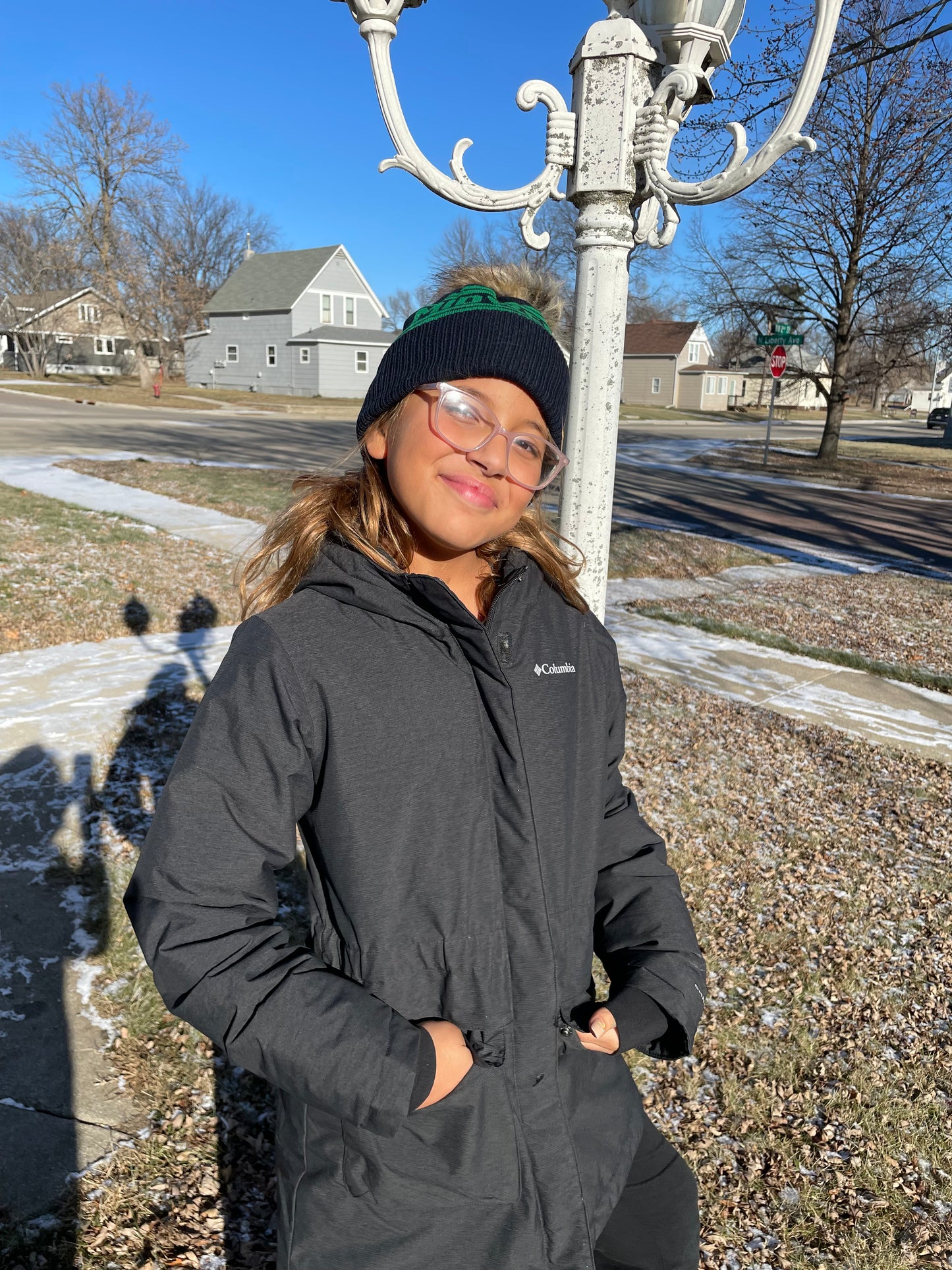 Midwest Knit Pomo Hat with Faux Fur Accent