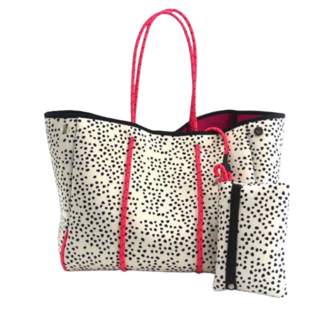 Neoprene Tote Collection Rope Bag With Pouch