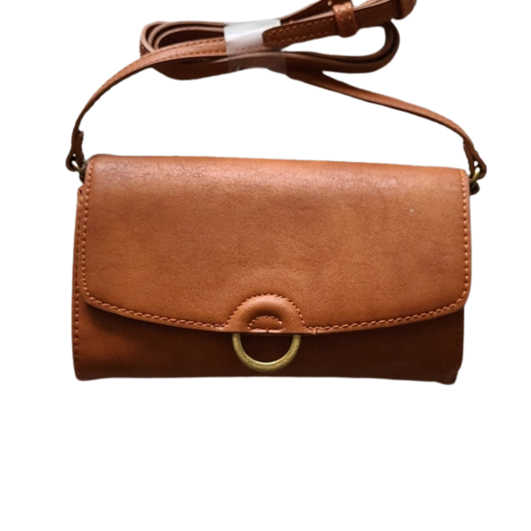 Universal Thread Ring Mini Crossbody Bag – Cognac