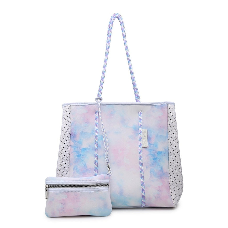Neoprene Tote Collection Rope Bag With Pouch