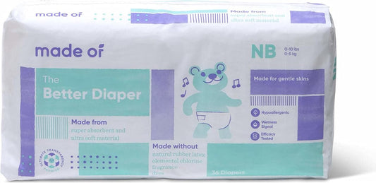 MADE OF The Better Baby Diapers - 36 count