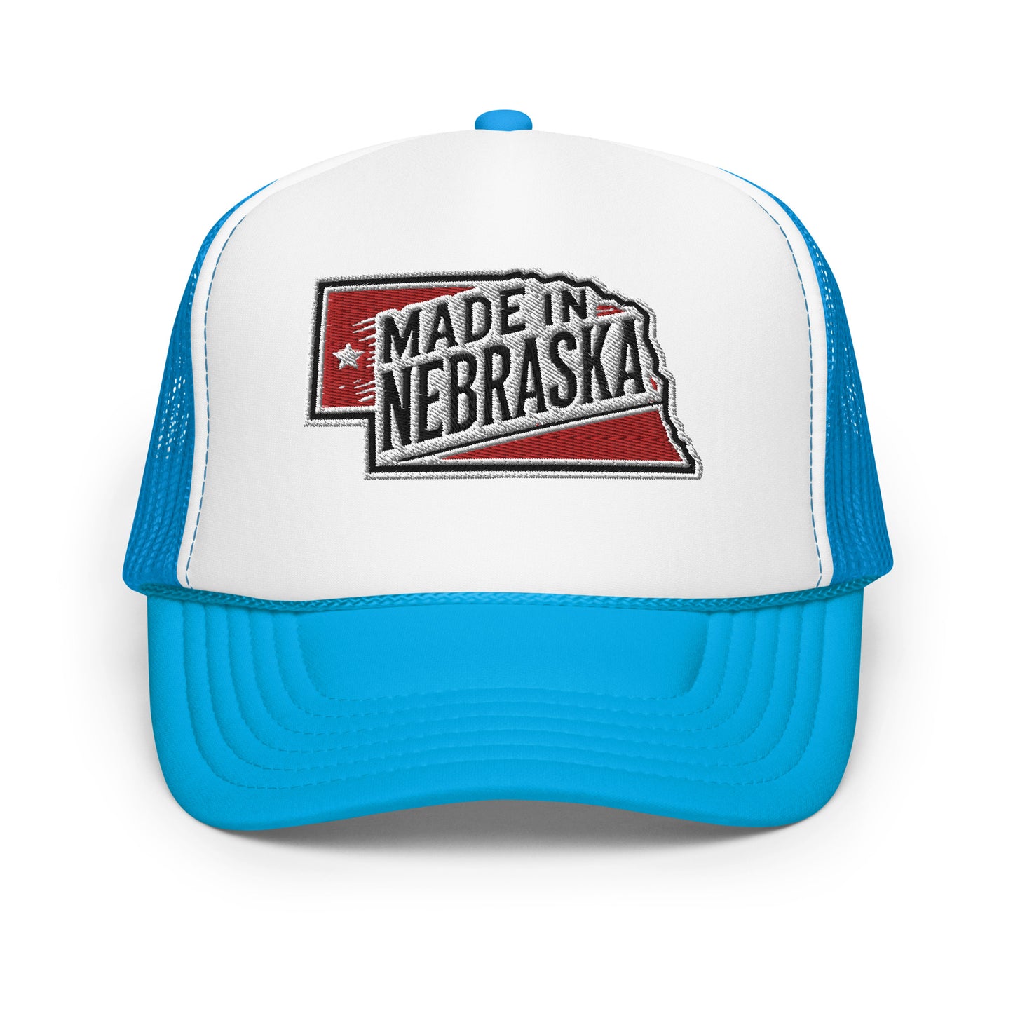 Otto Foam Trucker Hat With Made In Nebraska Embroidered Patch