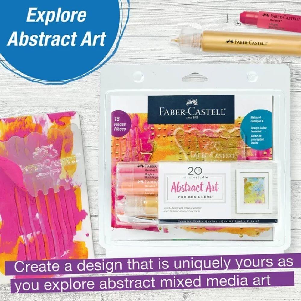 Faber Castell 20 Minute Studio Abstract Art Kit