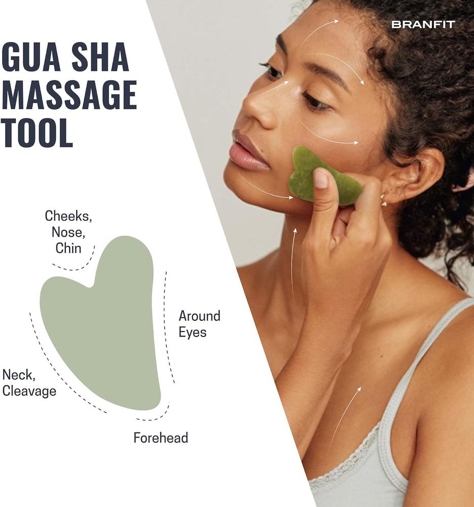 Jade Roller and Gua Sha Massage Tool