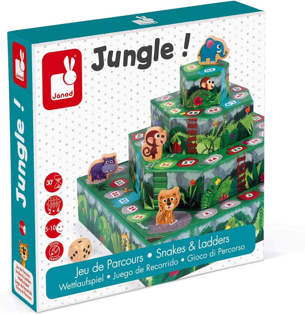 Janod Jungle Racing Board Game