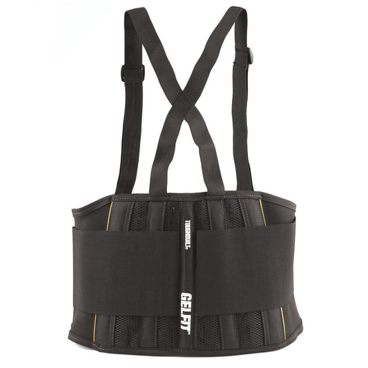 ToughBuilt GelFit Black Back Support Belt