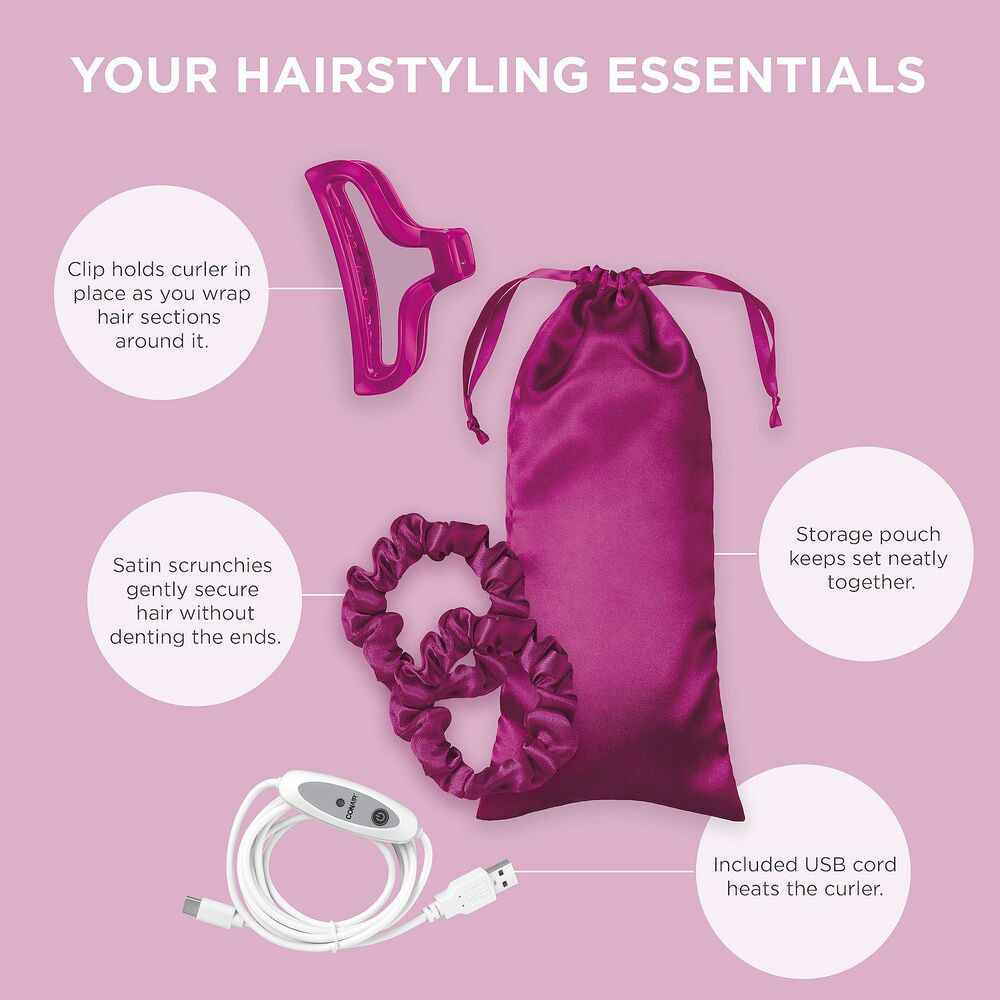 Conair 2-in-1 Heat and Heatless Curler Set