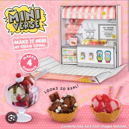 Miniverse – Make It Mini Ice Cream Social Exclusive Playset