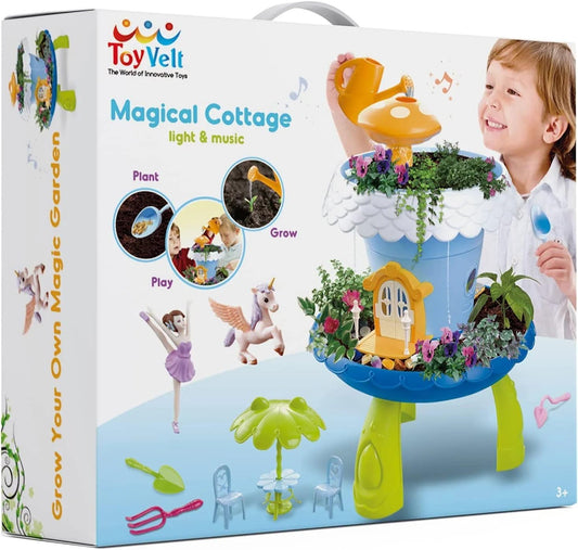 ToyVelt Magical Cottage Fairy Garden