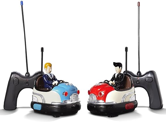 FAO Schwarz Premium 2-Player Remote Control Toy Bumper Car Set