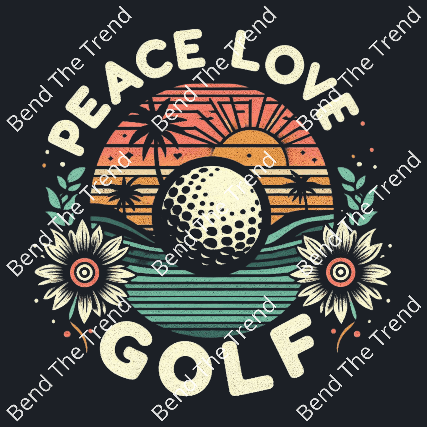 Funny Golf Woman T-Shirt Graphics, Transparent Digital Download for DTF Design Gang Sheet