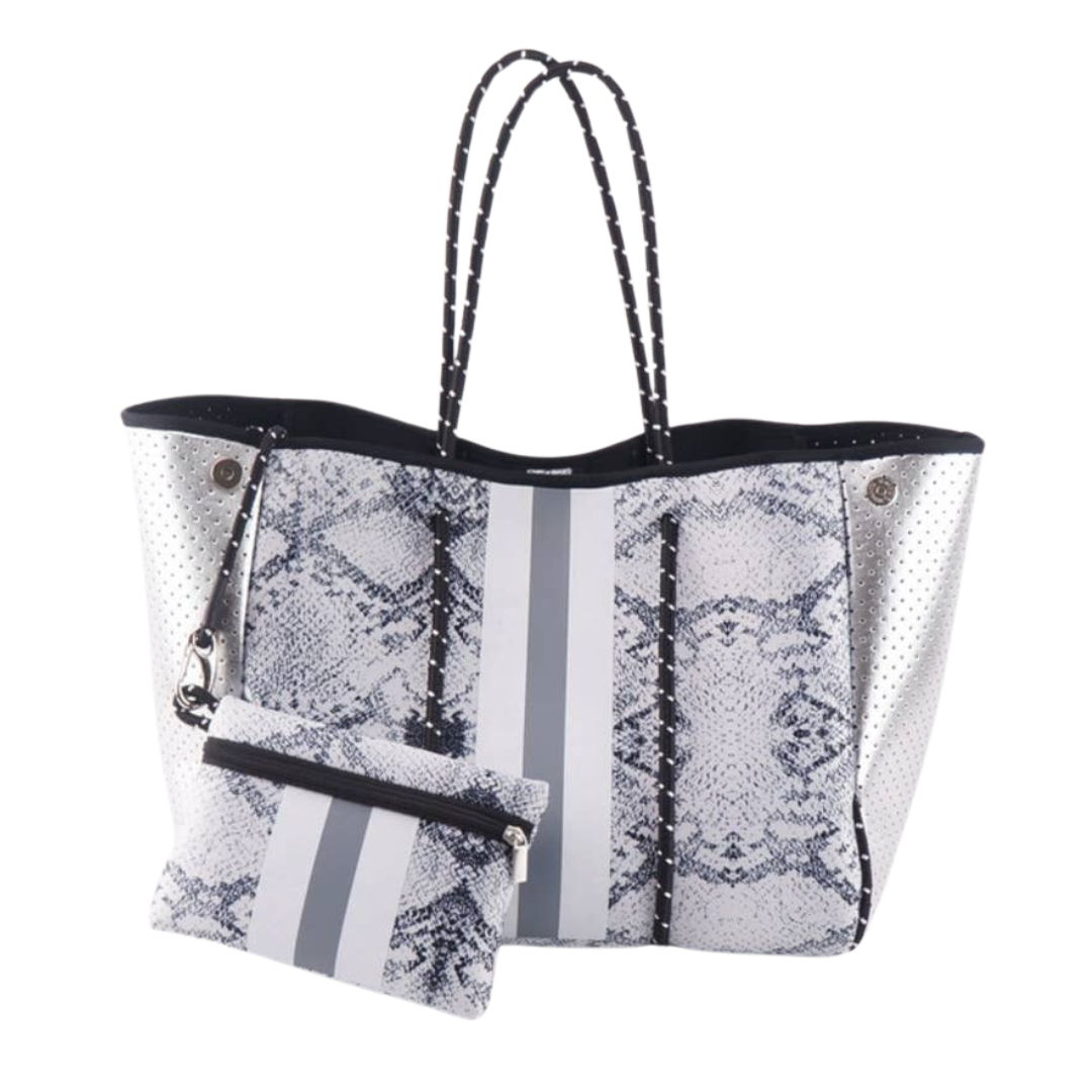 Neoprene Tote Collection Rope Bag With Pouch