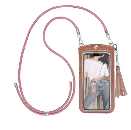 Pink Cell Phone Purse