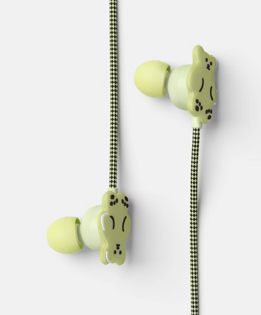 Heyday Gummy Bear Wired Earbuds With Built-In Microphone