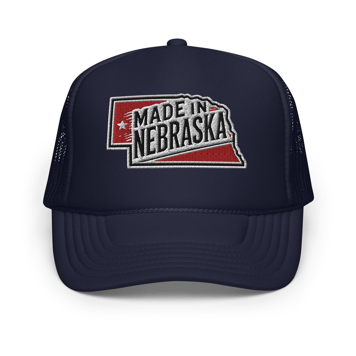 Otto Foam Trucker Hat With Made In Nebraska Embroidered Patch