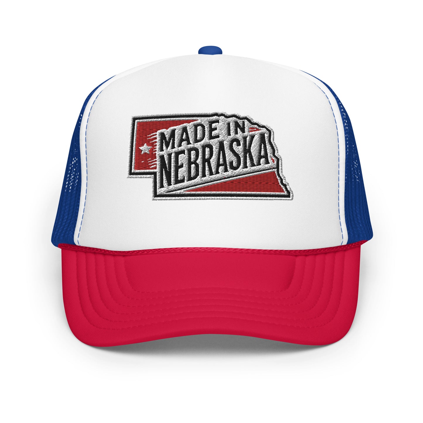 Otto Foam Trucker Hat With Made In Nebraska Embroidered Patch