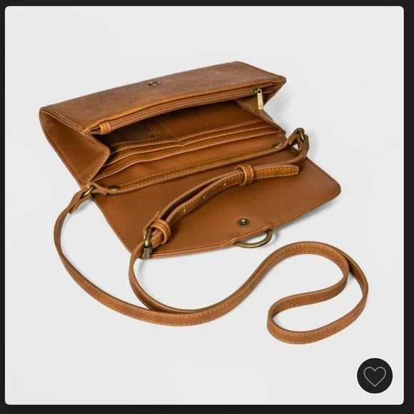 Universal Thread Ring Mini Crossbody Bag – Cognac