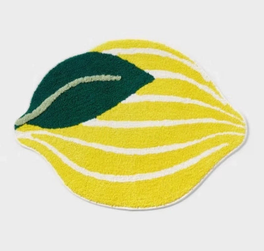 Room Essentials Machine Washable Lemon Rug